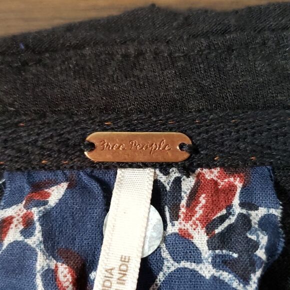 Free People - Medallion Boho‎ Linen Blend Top OB823527 - Picture 5 of 9